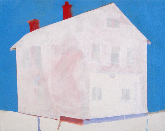 Red House, Blue Sky by Amy Greenan