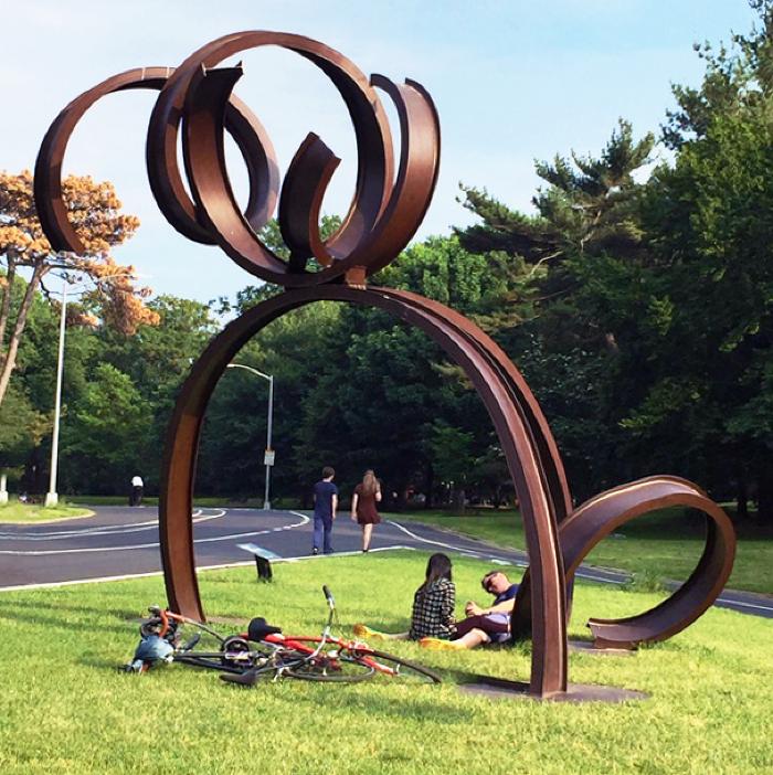 Installation View of Carole Eisner in Prospect Park