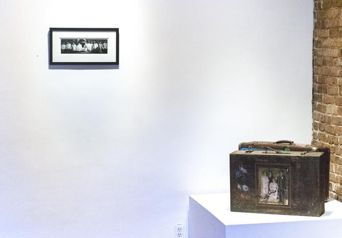 Installation View of Beyond the Ban: Contemporary Iranian Art