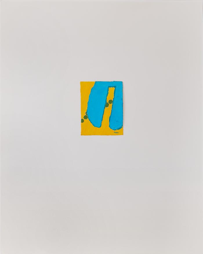 Untitled III (yellow blue) by James Moore