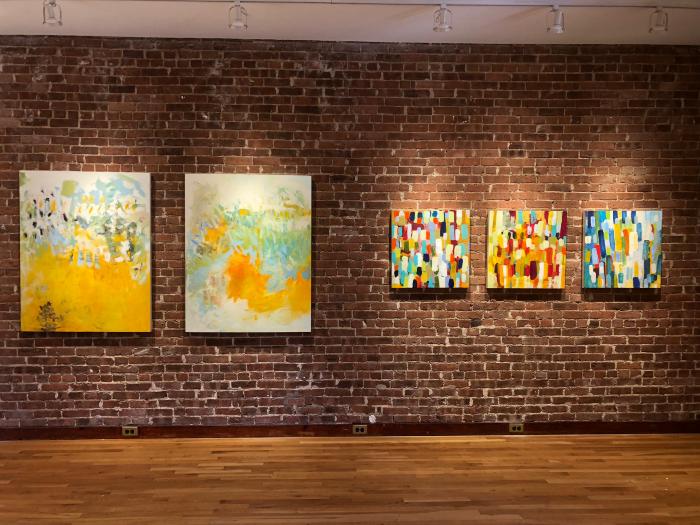 Installation View of Lisa Pressman and Soonae Tark: A Two-Person Exhibition