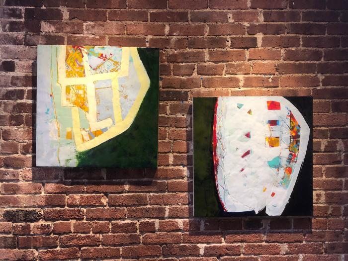 Installation View of Lisa Pressman and Soonae Tark: A Two-Person Exhibition