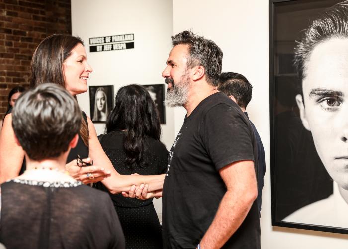 Installation View of Voices of Parkland