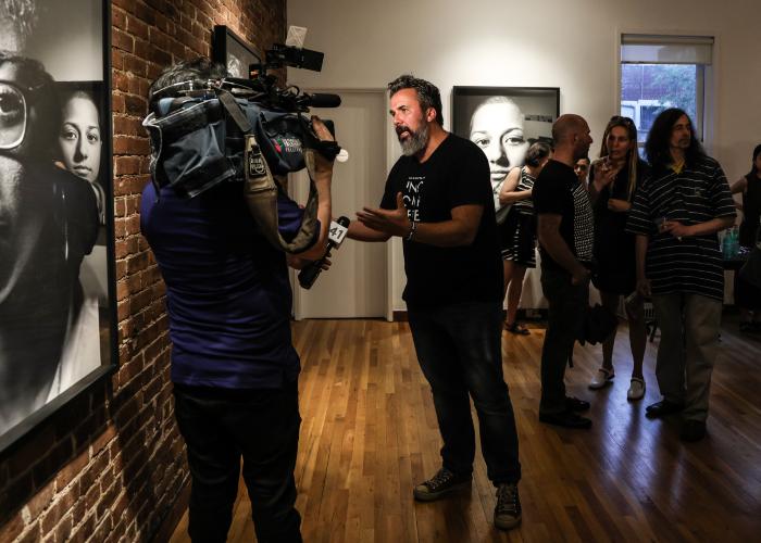 Installation View of Voices of Parkland