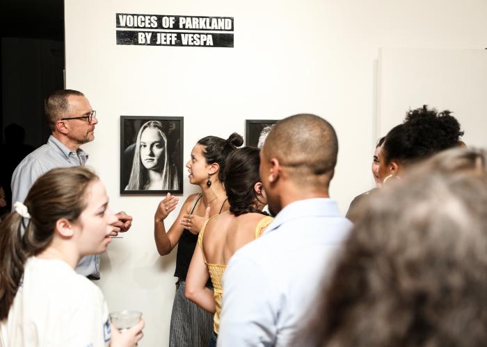 Installation View of Voices of Parkland