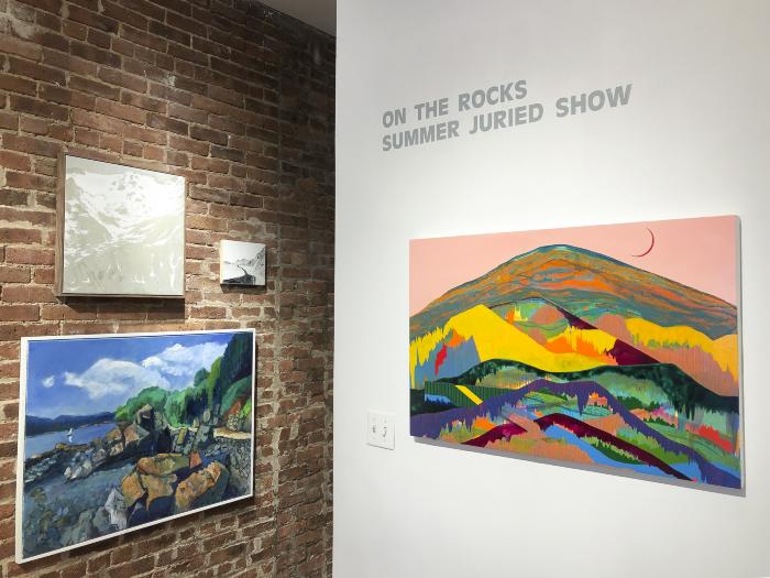 Installation View of ON THE ROCKS