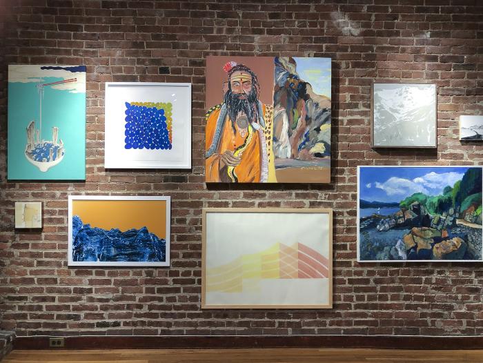 Installation View of ON THE ROCKS