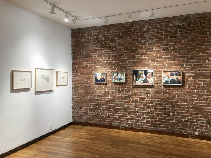 Installation View of Paper Trail