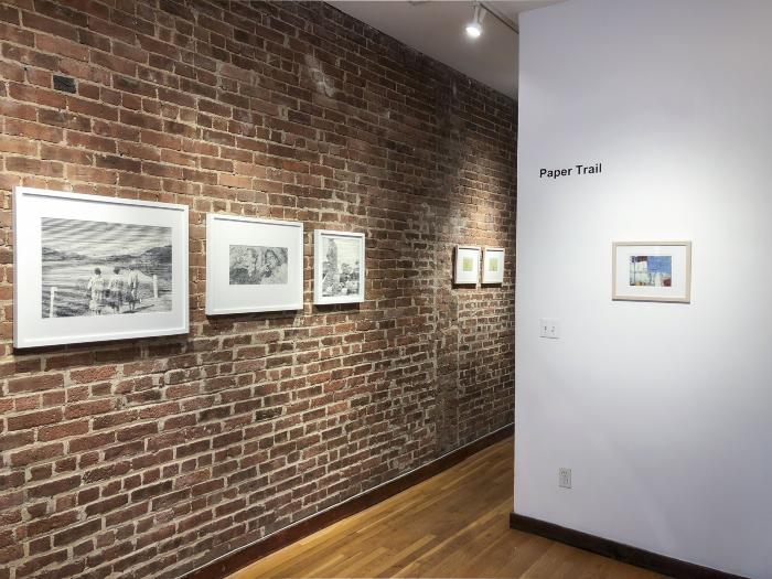 Installation View of Paper Trail