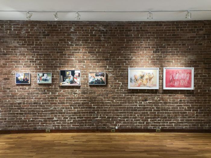 Installation View of Paper Trail