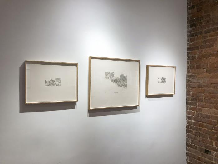 Installation View of Paper Trail