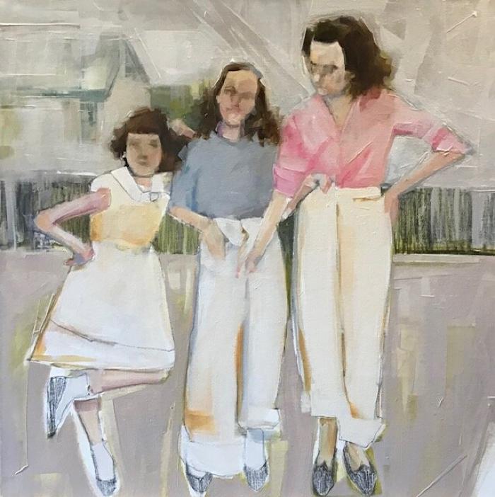 Girls in Spring by Ruth Shively