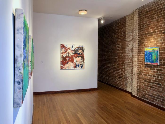 Installation View of Three Abstract Artists