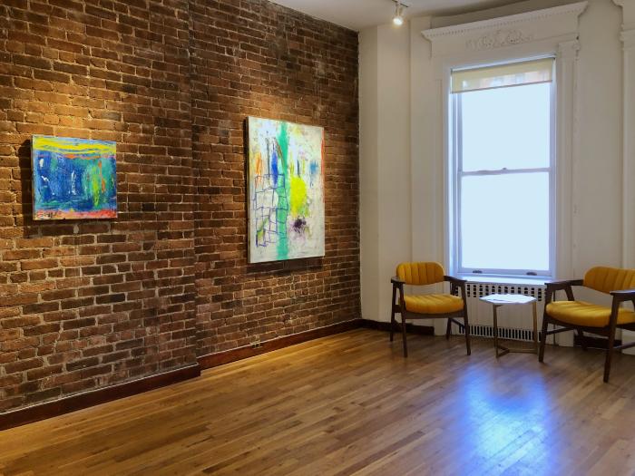 Installation View of Three Abstract Artists