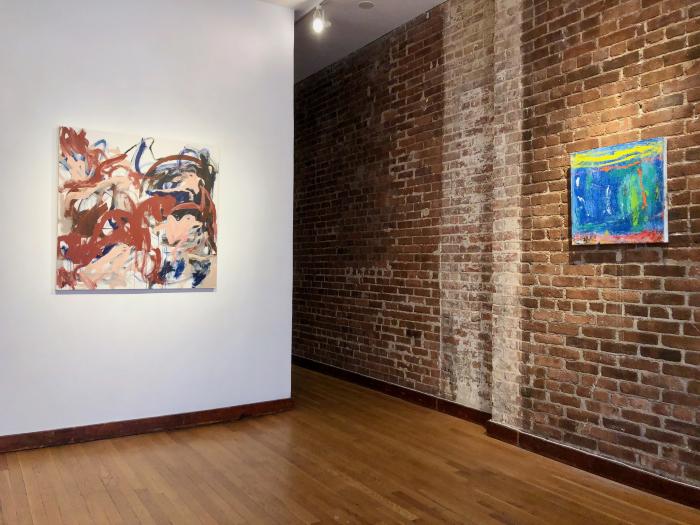 Installation View of Three Abstract Artists