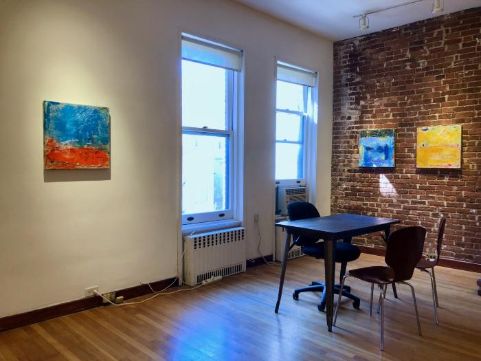 Installation View of Three Abstract Artists