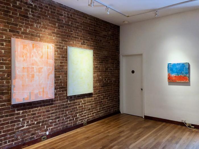 Installation View of Three Abstract Artists