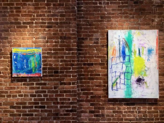 Installation View of Three Abstract Artists