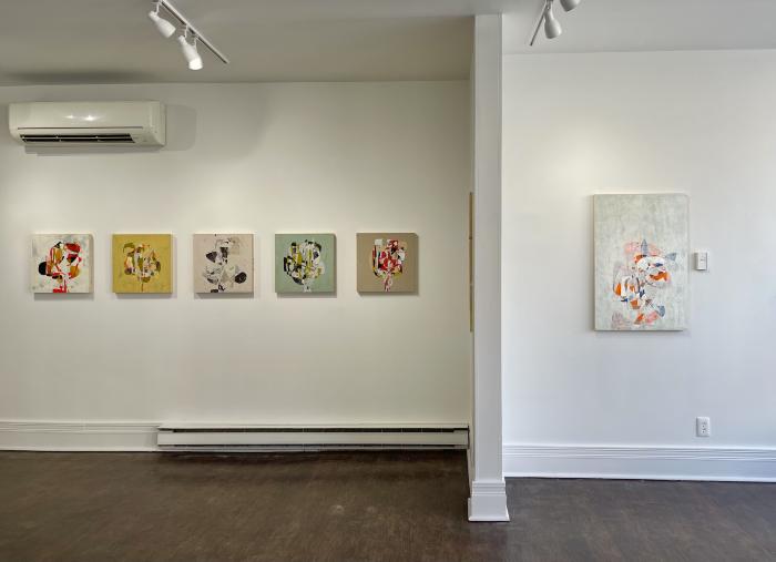 Installation View of Jim Napierala and Lisa Pressman