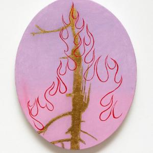 Fire and Tree 19 by Jim Denney