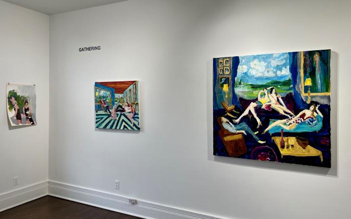 Installation View of Gathering