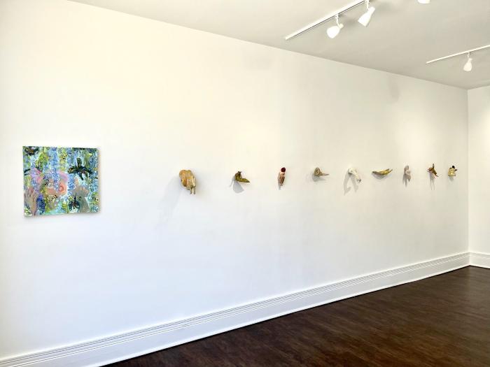 Installation View of Earthen Energies, Ancient Roots