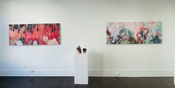 Installation View of Shoots & Stars