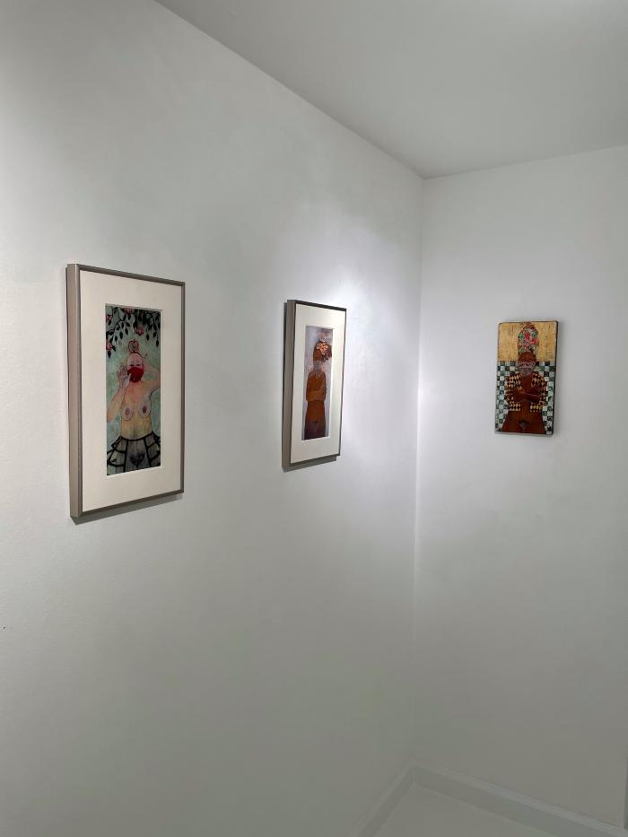 Installation View of Fire & Flurry