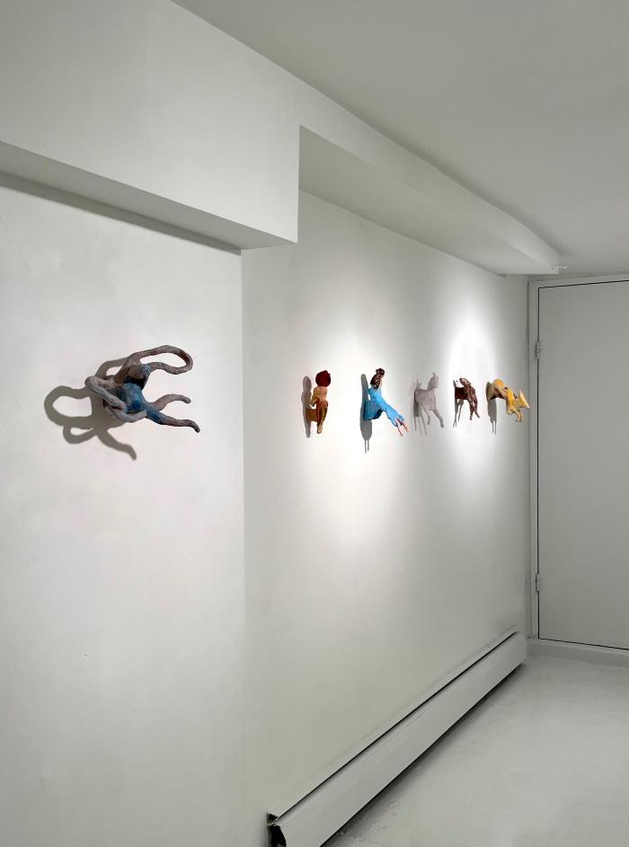 Installation View of Fire & Flurry