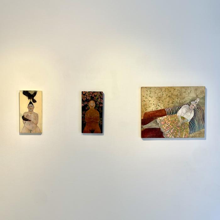 Installation View of Fire & Flurry