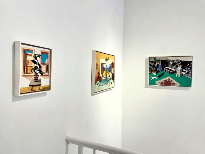 Installation View of Posturing