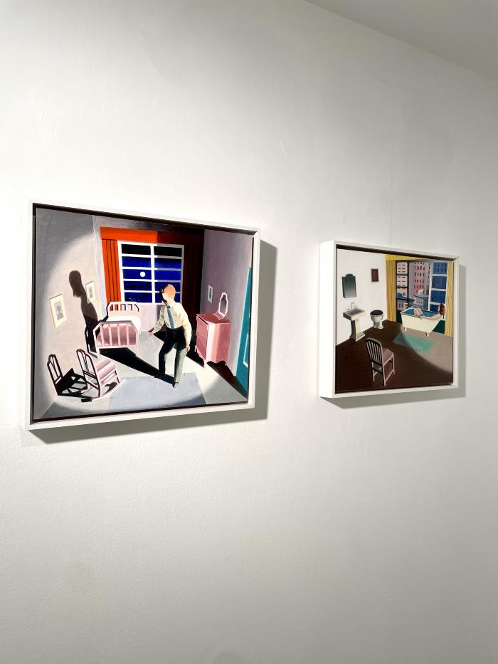 Installation View of Posturing