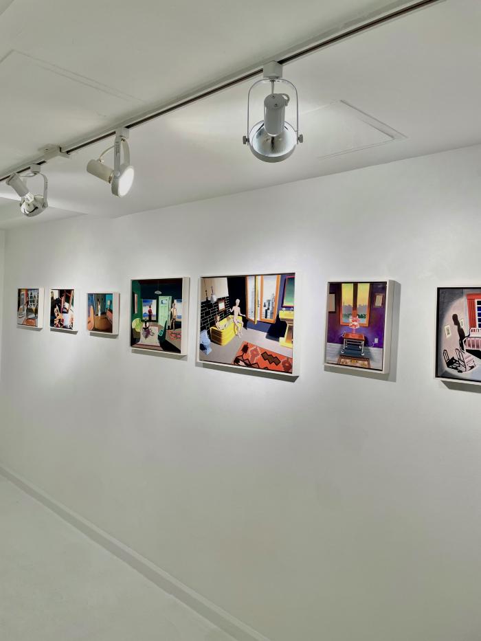 Installation View of Posturing