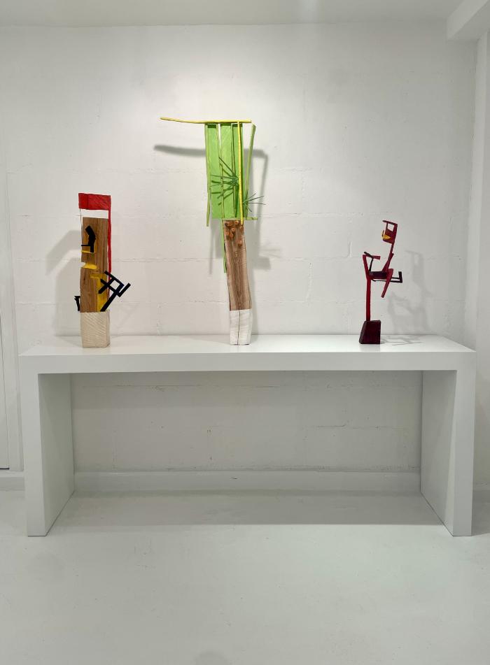 Installation View of No Straight Lines