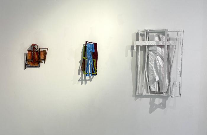 Installation View of No Straight Lines