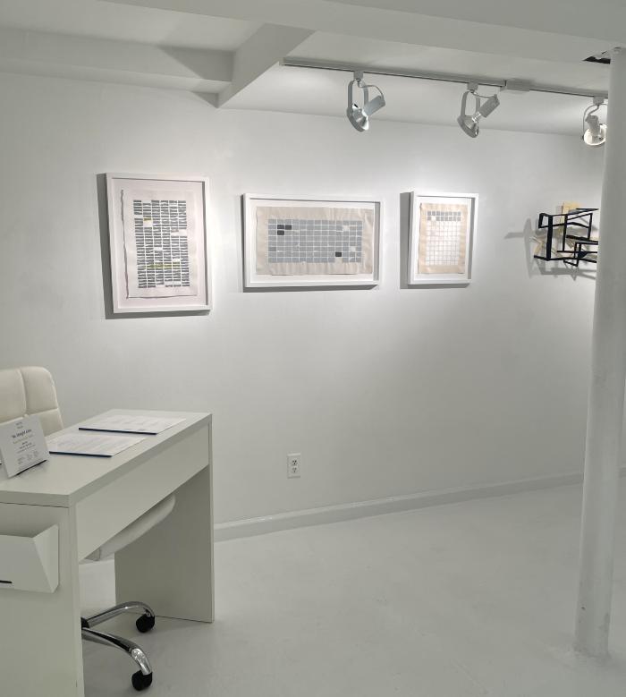 Installation View of No Straight Lines