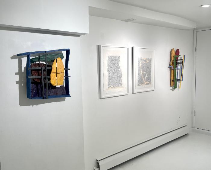 Installation View of No Straight Lines