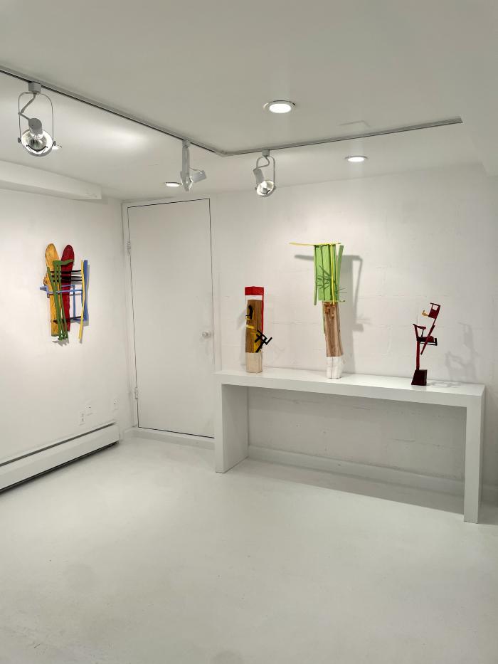 Installation View of No Straight Lines