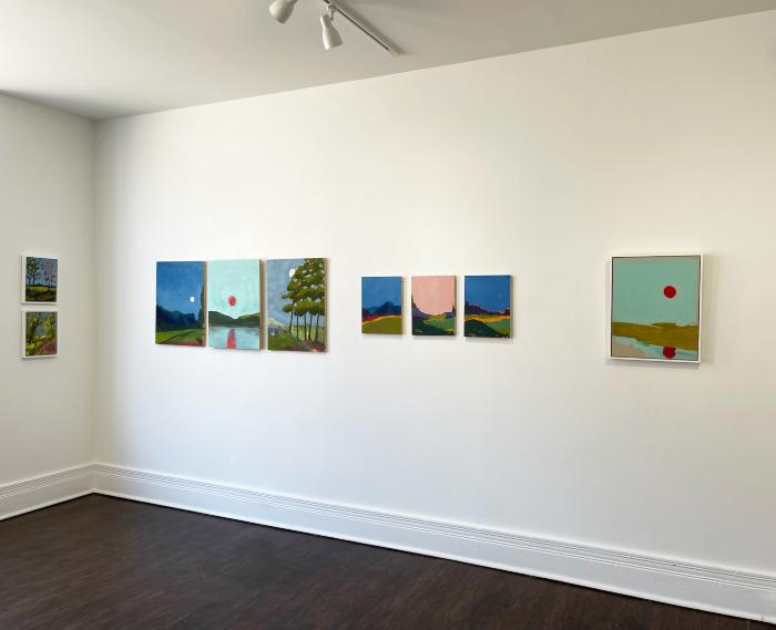 Installation View of Refracted Wilderness