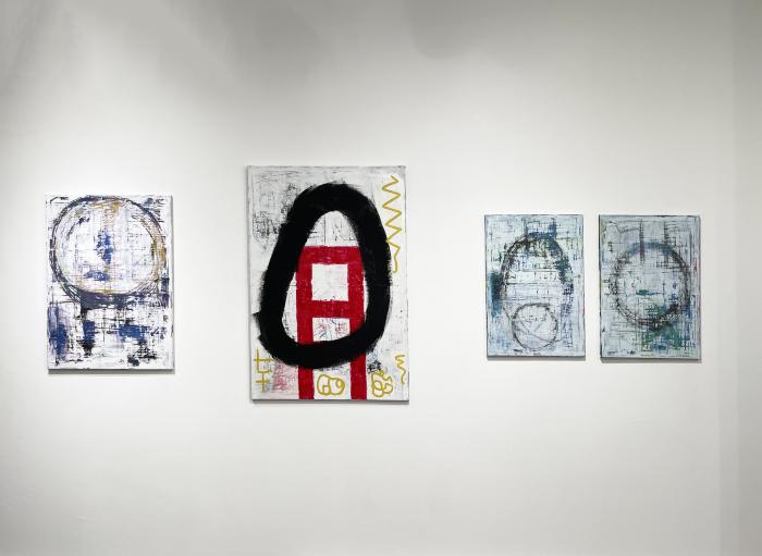 Installation View of Diametric Abstraction