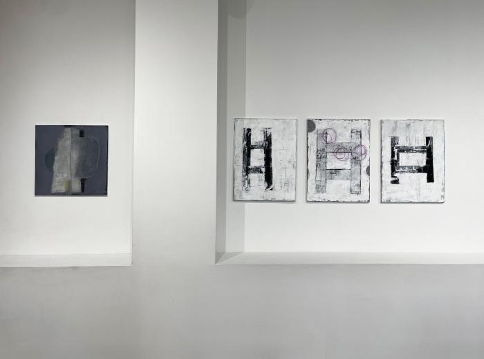 Installation View of Diametric Abstraction