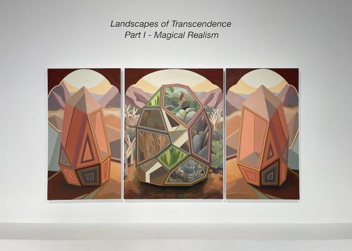 Installation View of Landscapes of Transcendence: Part I - Magical Realism