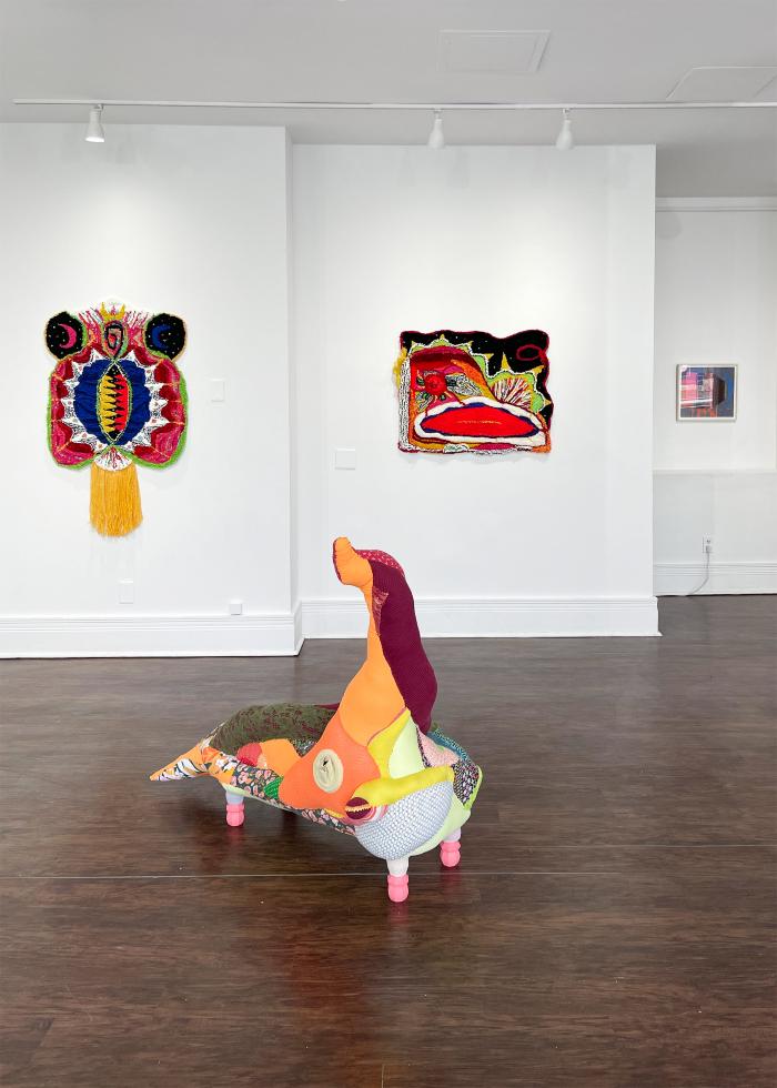 Installation View of Talking Threads