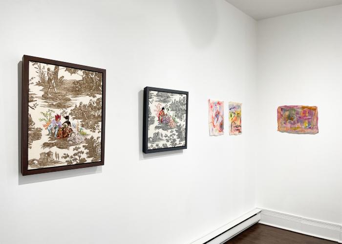 Installation View of Talking Threads