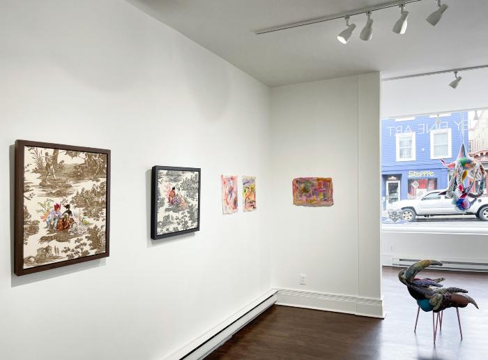 Installation View of Talking Threads