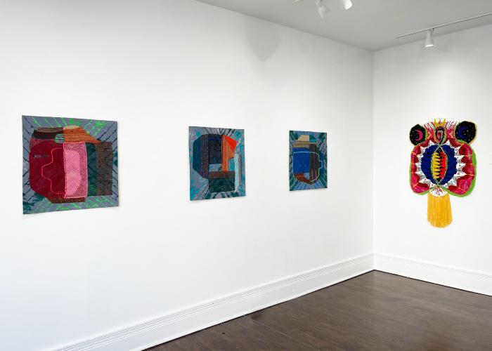 Installation View of Talking Threads