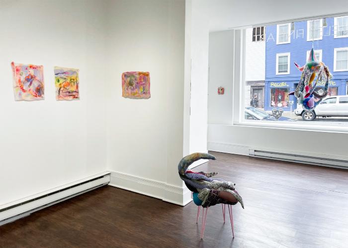 Installation View of Talking Threads