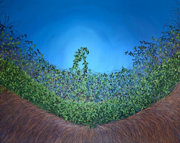 Cerulean Thicket by Allison Green