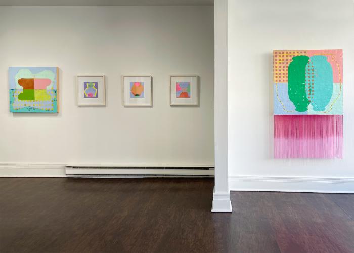 Installation View of Liz Rundorff Smith & Barbara Strasen