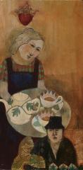 Sonya brings tea by Deirdre O'Connell